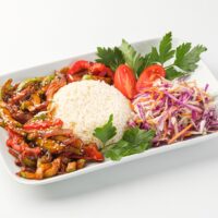 Азиатский рис с овощами