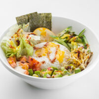 Донбури с красной рыбой