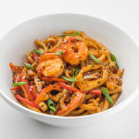 Лапша с морепродуктами